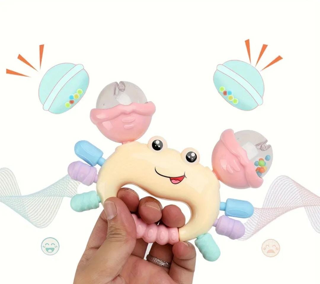 Crab Rattle Toy