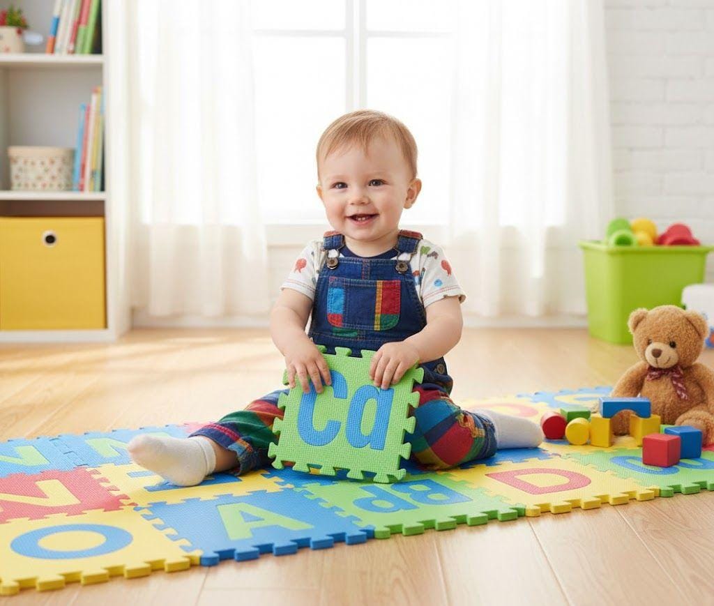 Non-Toxic Educational Alphabet Eva Play Mat For kids 26Pieces