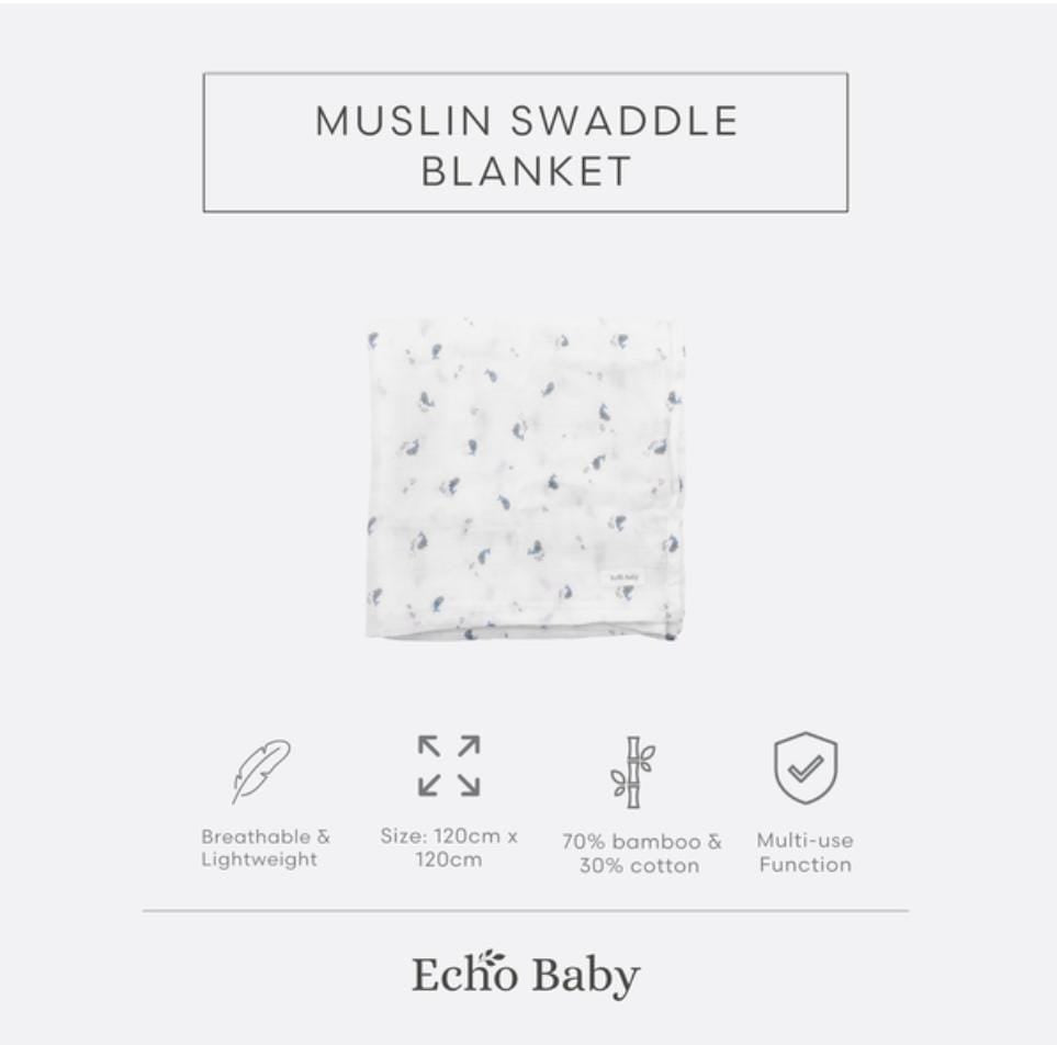 Echo Baby Muslin Swaddle Blanket