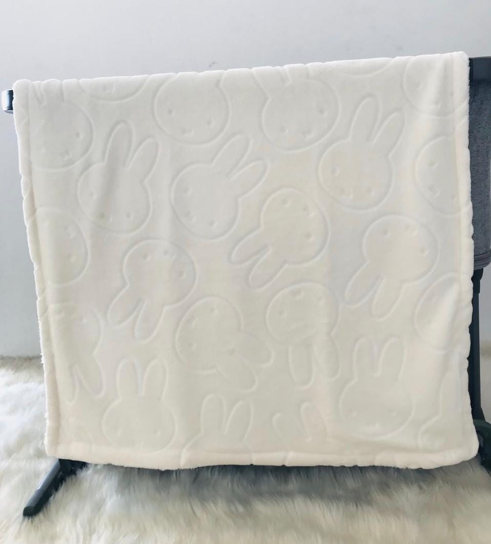 Sherpa and Flannel Embossed Baby Blanket
