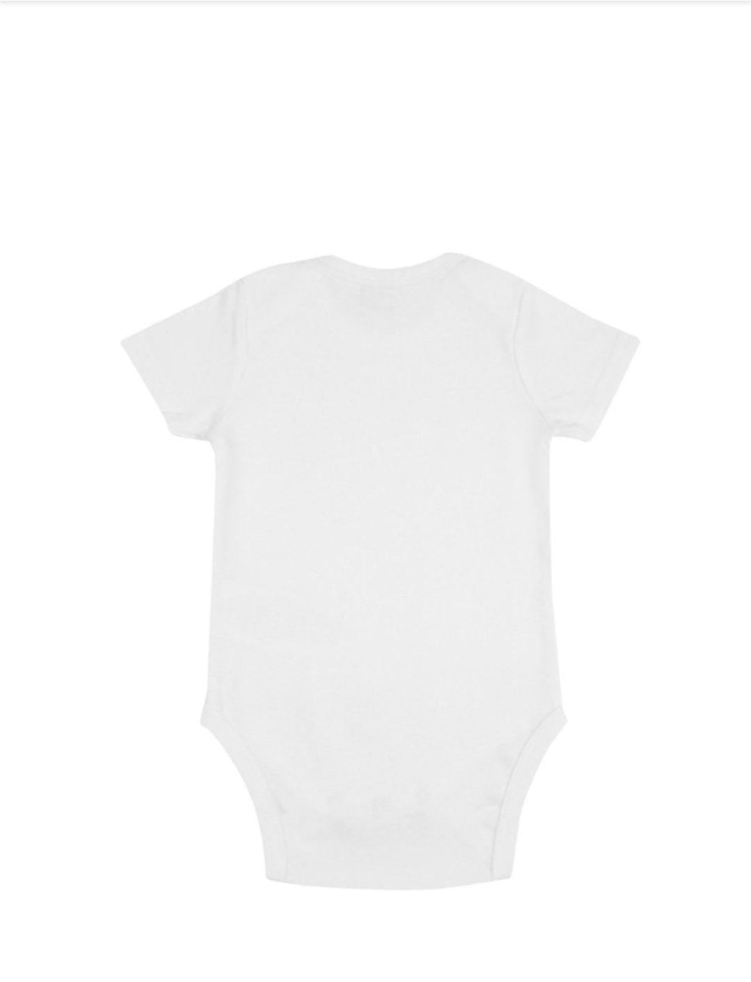 Short sleeve Baby vest - "I'M CUTE, MOMS HOT, DAD'S LUCKY"