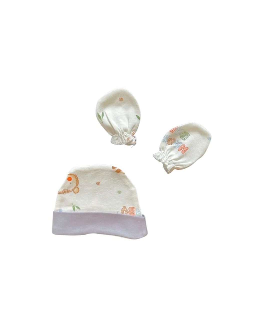 Newborn Essentials Baby Clothing Starter Set 8 Piece Grey Lion