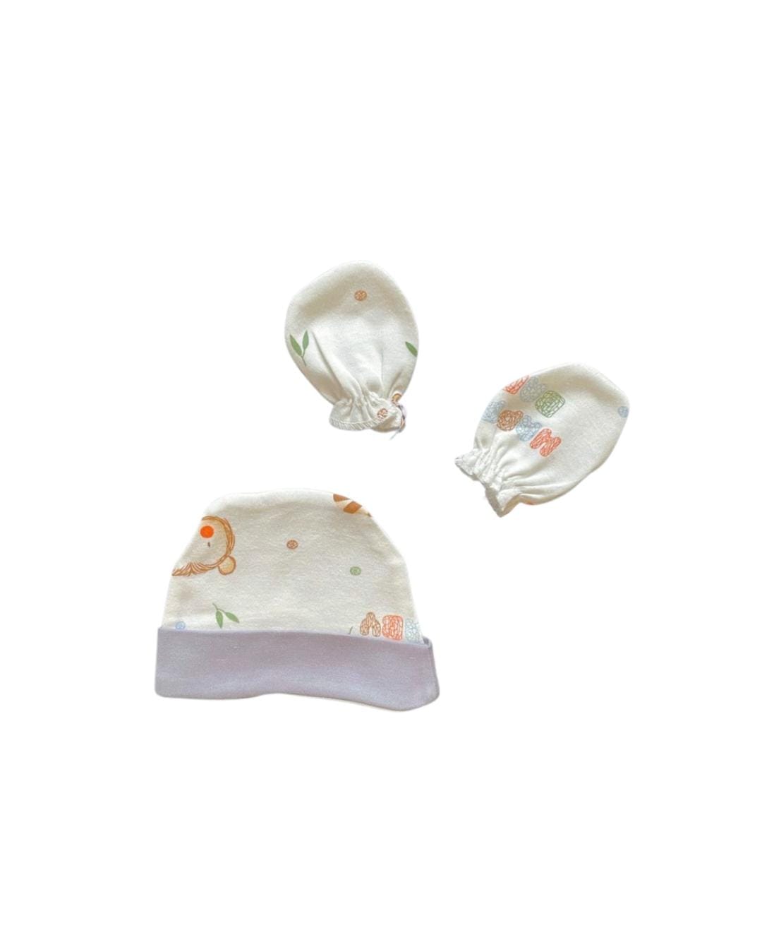 Newborn Essentials Baby Clothing Starter Set 8 Piece Grey Lion