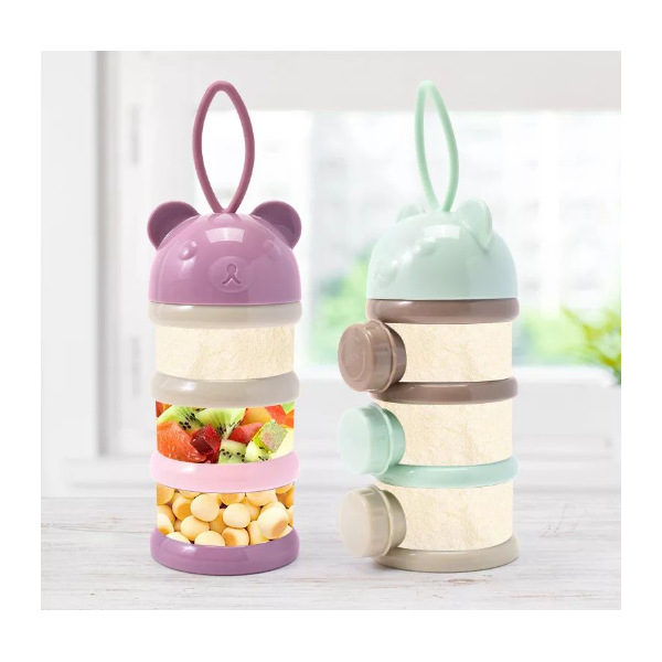 Portable 4 Layers Formula Dispenser Bottle